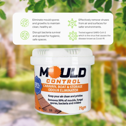 Mould Control Boat, Caravan and Storage Mould Remover Gel 75g