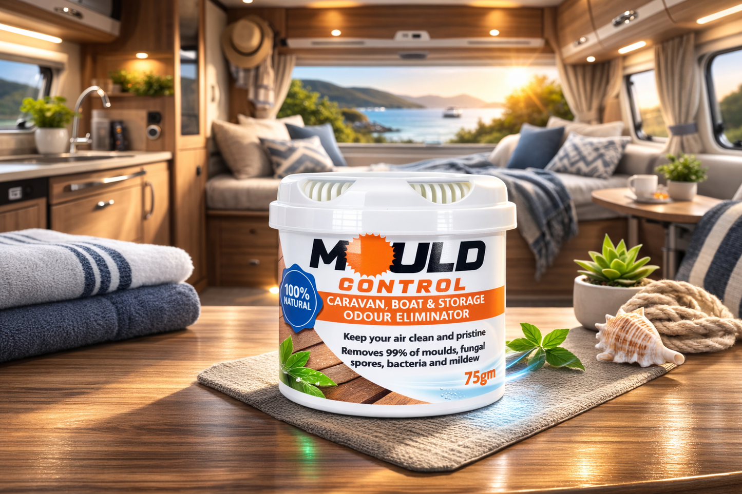 Mould Control Boat, Caravan and Storage Mould Remover Gel 75g