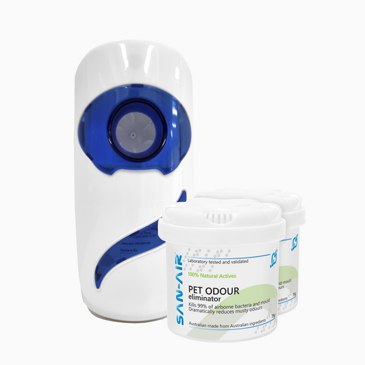 Air Diffuser (Model May Vary) & 2 x Pet Odour Eliminator Gel Diffuser Bundle