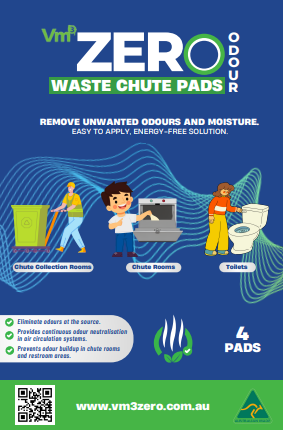 Vm3 Purefier Commercial Waste Area Pads (4 Pack of 12 squares)